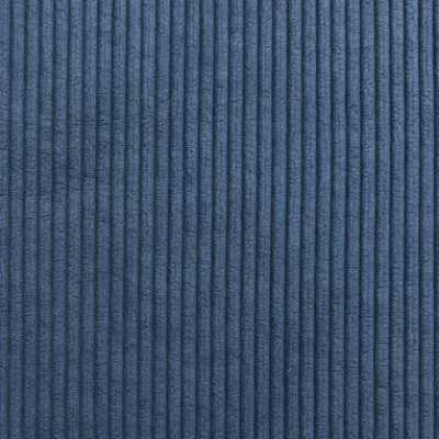 TISSUS VELOURS CÔTELÉ HUGGY BLEU JEANS