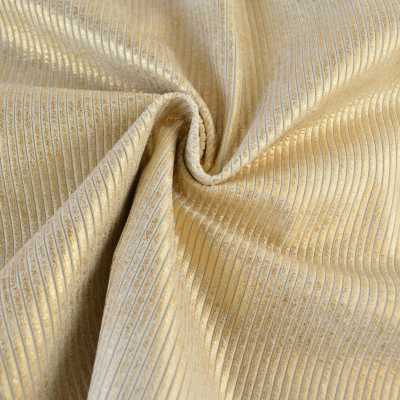 TISSUS VELOURS CÔTELÉ HUGGY GOLD OR