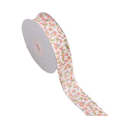 BIAIS REPLIE FLEURS 25MM