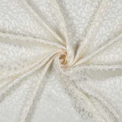 TISSUS VISCOSE IMPRIME ANIMAL ECRU