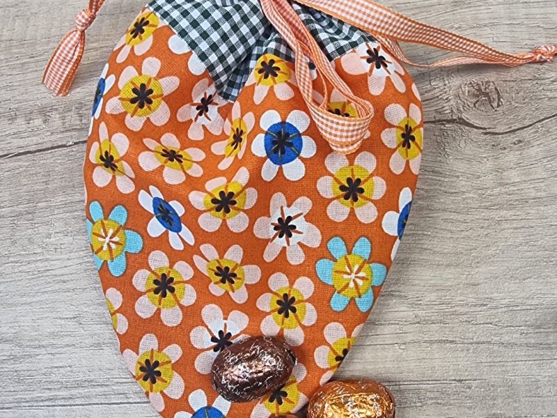 🥕Patron gratuit Pochon carotte🥕