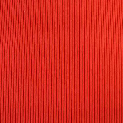 TISSUS VELOURS CÔTELÉ HUGGY ROUGE HOMARD