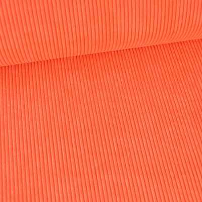 TISSUS VELOURS CÔTELÉ HUGGY ORANGE