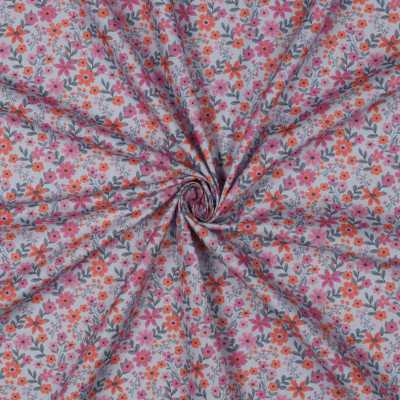 TISSUS COTON IMPRIME GOTS FLEURS