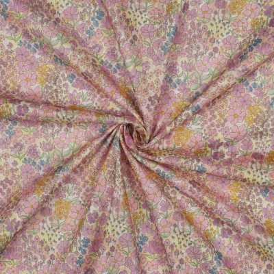 TISSUS VOILE DE COTON FLEURS