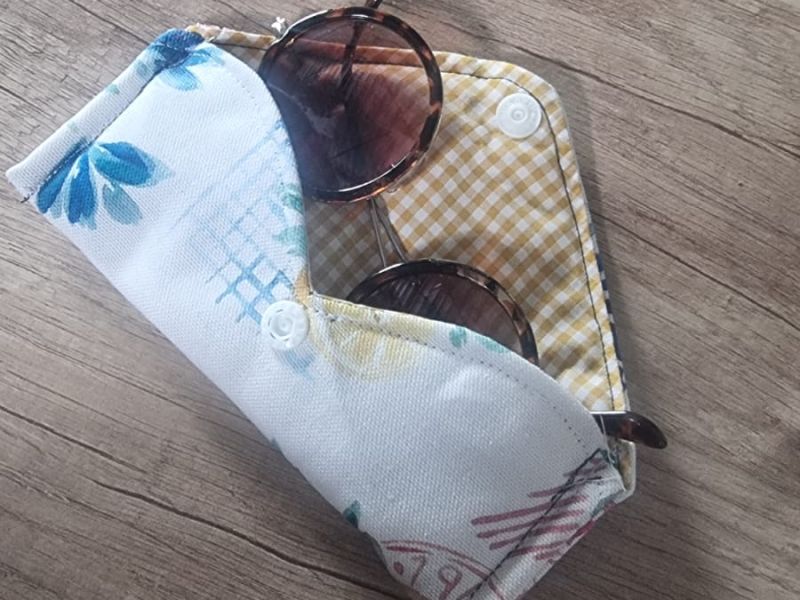 😎Patron gratuit Pochette Lunettes😎