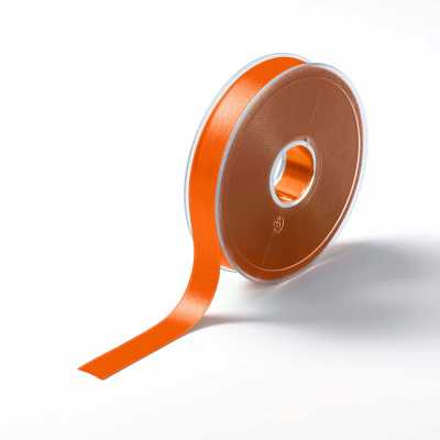 RUBAN SATIN DOUBLE FACE 15mm ORANGE