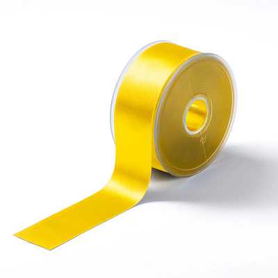 RUBAN SATIN DOUBLE FACE 38mm JAUNE