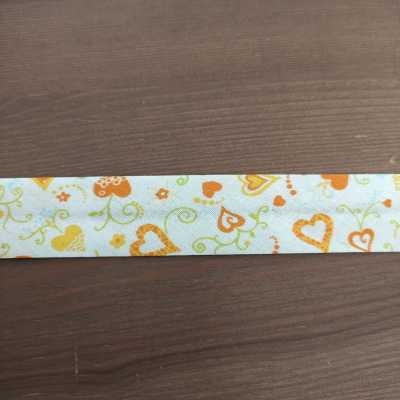 BIAIS FANTAISIE COEURS 20mm
