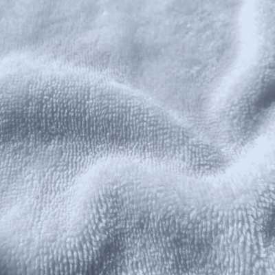 TISSUS EPONGE BAMBOU BLEU CLAIR GLACIER