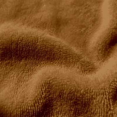 TISSUS EPONGE BAMBOU CAMEL