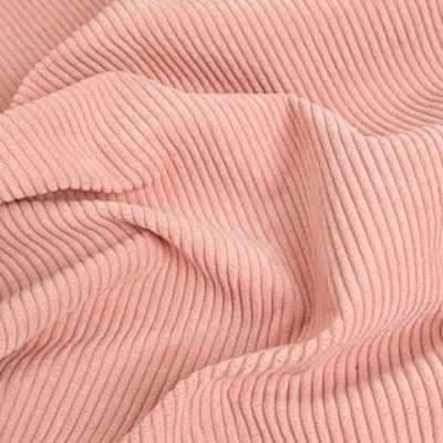 TISSUS VELOURS CÔTELÉ HUGGY ROSE
