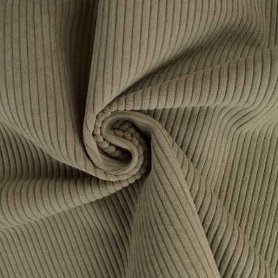 TISSUS VELOURS CÔTELÉ HUGGY TAUPE