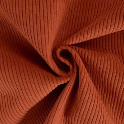 TISSUS VELOURS CÔTELÉ HUGGY TERRACOTTA