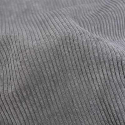 TISSUS VELOURS CÔTELÉ HUGGY GRIS ANTHRACITE