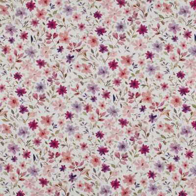TISSUS COTON FLEURS
