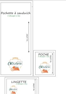Patron couture gratuit pochette sandwich