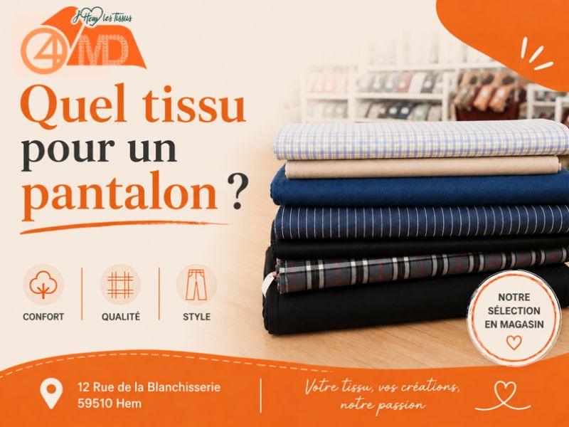 Quel tissu choisir pour un pantalon ?