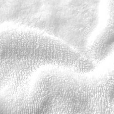 TISSUS EPONGE BAMBOU BLANC