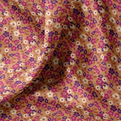 Tissu coton imprimé fleurs