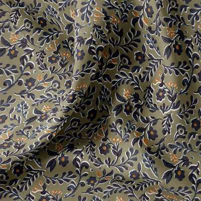 Tissu coton imprimé fleurs