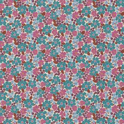 Tissu coton imprimé fleurs
