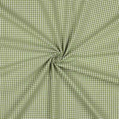 TISSUS VICHY CITRON VERT