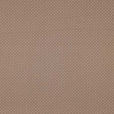 TISSUS COTON POIS TAUPE