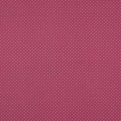 TISSUS COTON POIS MAUVE