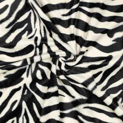 TISSUS FOURRURE VELBOA ZEBRE