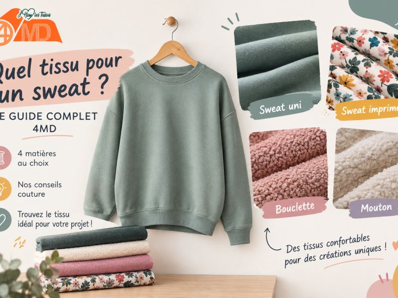 Quel tissu choisir pour un sweat ?