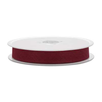 Biais polycoton  20mm bordeaux