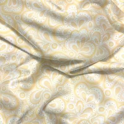 Tissu river cream