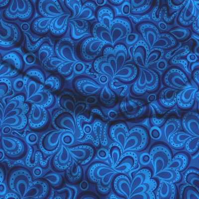 Tissu river moonlight