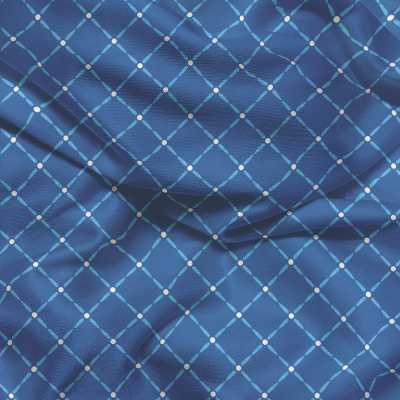 Tissu crosshatch midnight