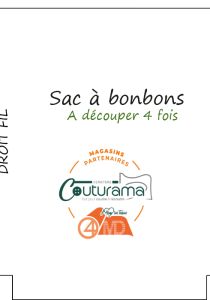 Patron gratuit sac à bonbons