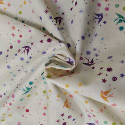 TISSUS TULA PINK TRUE COLORS COTTON CANDY
