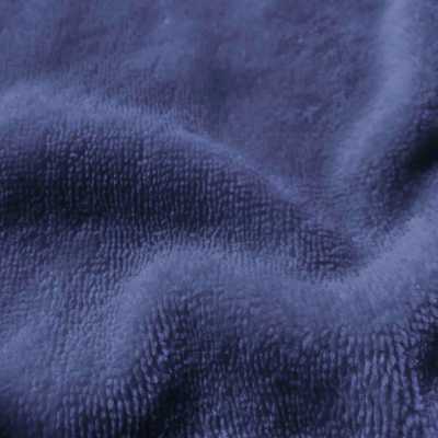 Tissus éponge bambou bleu indigo